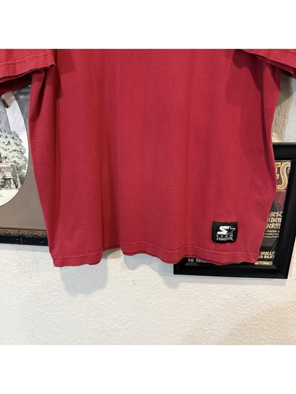 Vintage 90s/00s RARE Florida State University Red Seminoles Starter Shirt Medium - Picture 5 of 7